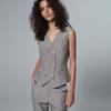 LadyS Elite Grey Wool Blend Professional Three-Piece Suit