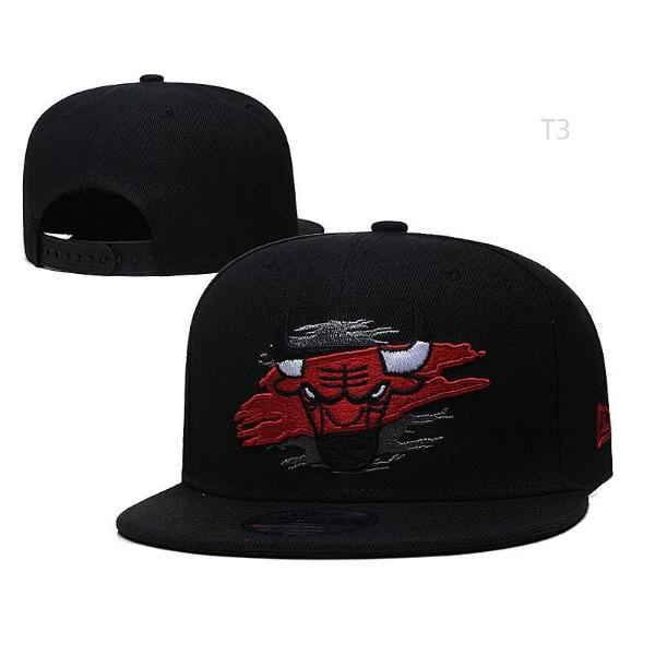 Source Baseball Cap Basketball League Bull Hat Street American Retro Embroidery Flat Edge Bull Head Casual Hat