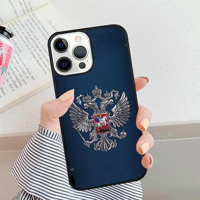 Russian Flag banner Phone Case For iPhone 17 Air 16 15 14 plus 12 13 Pro max Soft Bumper Shell Cover coque