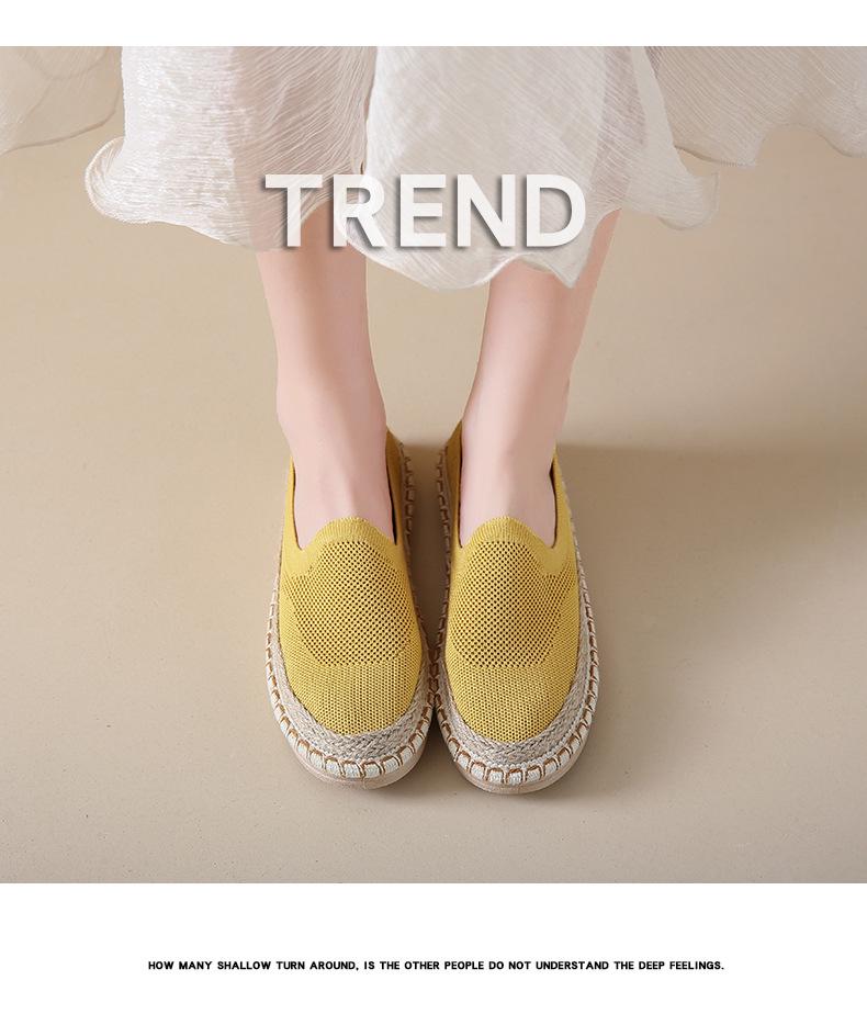 Women's Summer Slip-On Canvas Shoes - Breathable, Versatile, and Comfortable Flats