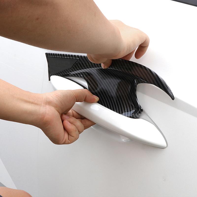 „Hyundai Tucson NX4 2022 2023 2024 Hybrid N Line ABS Carbon Carbon“ automobilio durų rankenos dubenėlio dangtelio dekoravimo lipdukų priedai