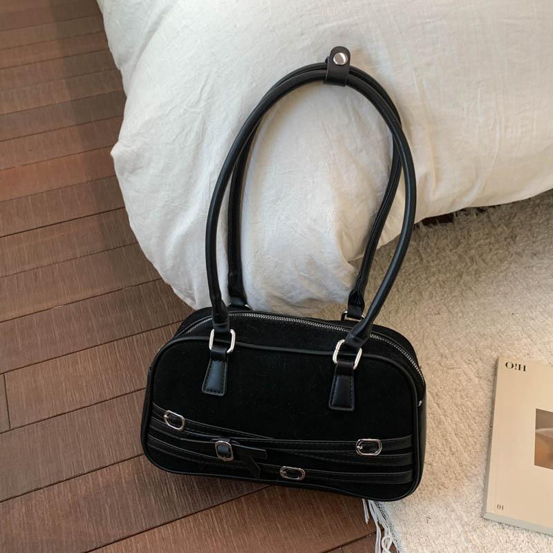 

Popular Bag Commuting Bowling Bag, Simple and Fashionable Bag, Shoulder Bag, Women s Bag