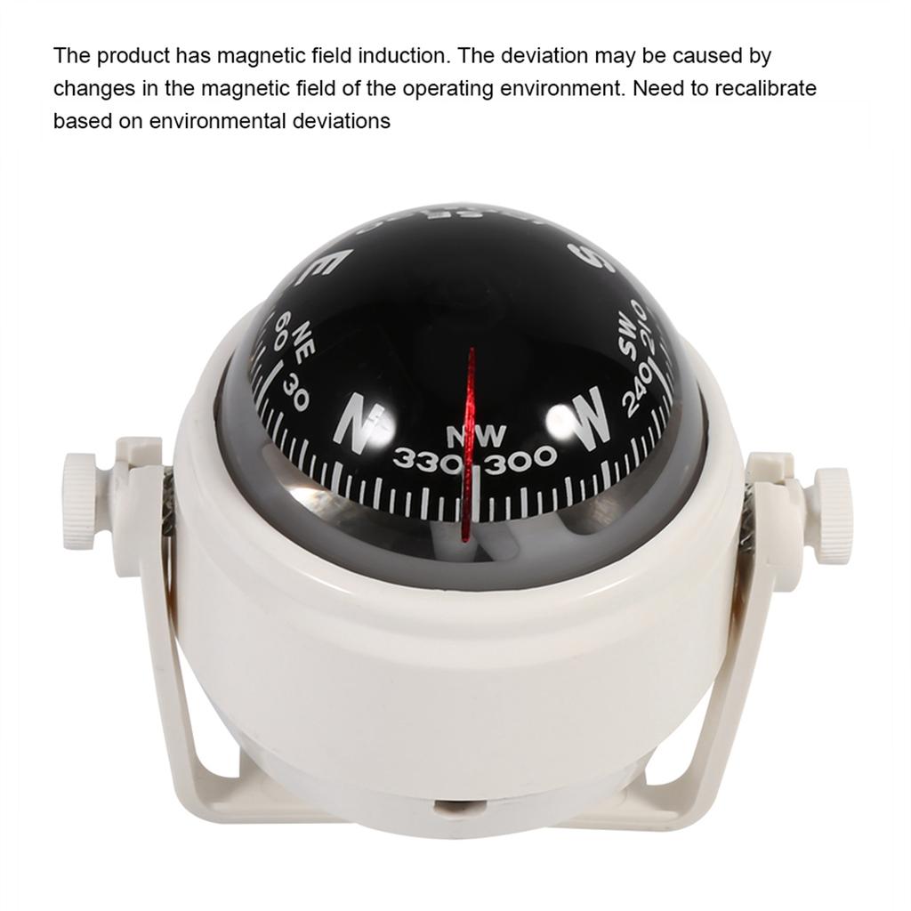 Mehrzweck-Halterung für See- und Marinekompass, Voyager-Außenmontage, passend für Boote, Wohnwagen und LKW, Weiß