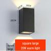 LED Waterproof Exterior Wall Light for Villa Courtyard - Creative Double-Headed Balcony and Door Pillar Spotlight
