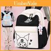 Adorable Cartoon Backpack For Girls Trendy Oxford Fabric Fun Lightweight School Bag