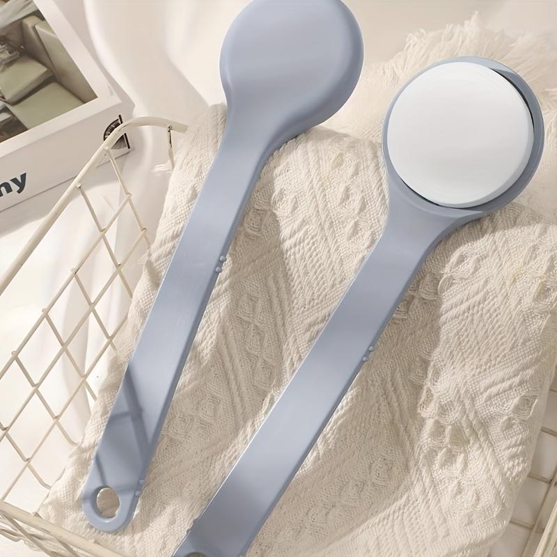 

2 шт. Эргономичный аппликатор для лосьона для тела с длинной ручкой - щетка для спины со спонжем, для труднодоступных мест, мягкое отшелушивание и увлажнение 2pcs