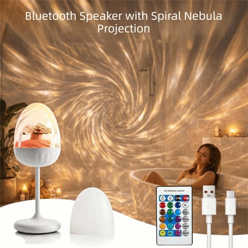 Water Wave Projection Bluetooth Speaker Ambient Lighting Projection Lamp Indoor Use