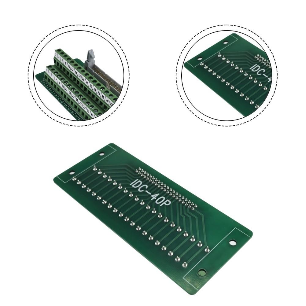 36V Terminal Block With Bracket IDC40P-B Connector DIN Rail Mounting For PLC Motor Control DIN Rail Mounting Connect Accessories