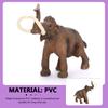 Lurrose Prehistoric Mammoth Model Figure, 5.5 Inch, PVC Simulation Animal Toy for Education and Home Decor