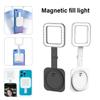 Wiederaufladbares LED-Fülllicht Magnetische Befestigung Für Handy-Content-Ersteller Make-up Einstellbare Temperatur Faltbar