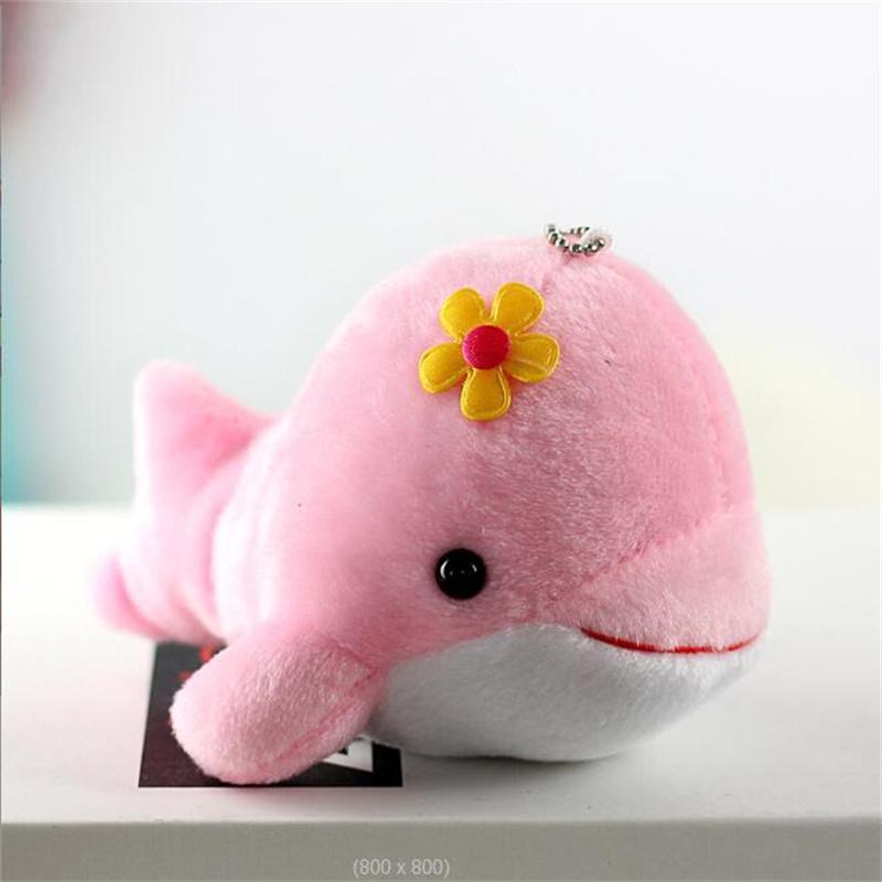 12Cm Approx Multi Color Optional 8 Colors Dolphin Stuffed Plush Toy Whale Doll Small Mini Animal Doll Gift Small Pendant
