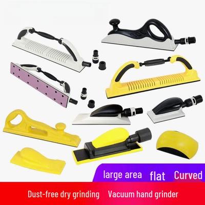 70mm Wide Dry Sandpaper Hand Sander for Metal Sheets, Flat/Curved Surfaces, with Vacuum Hand Planer Board, 70x198mm Sanding Board.