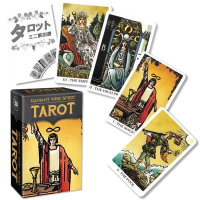 Radiant Wise Spirit Tarot 78 Tarot mit japanischer Mini-Größe Mini, Karten, Authentisch, Anleitung,