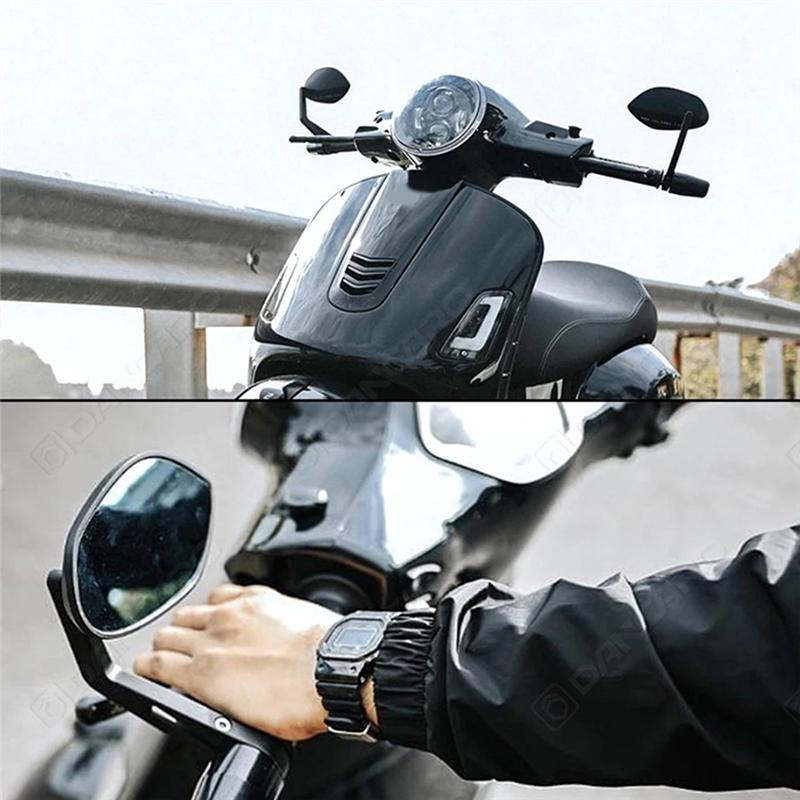 NEW-For Vespa Sprint 150 S150 GTS300 GTV RA Motorcycle Handlebar Mirrors Rear View Mirror