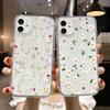 Flower Phone Case For iPhone 17 Pro Case iPhone 14 15 13 11 12 16 Pro Max Air 7 8 Plus XR SE Soft Silicone Transparent Cover