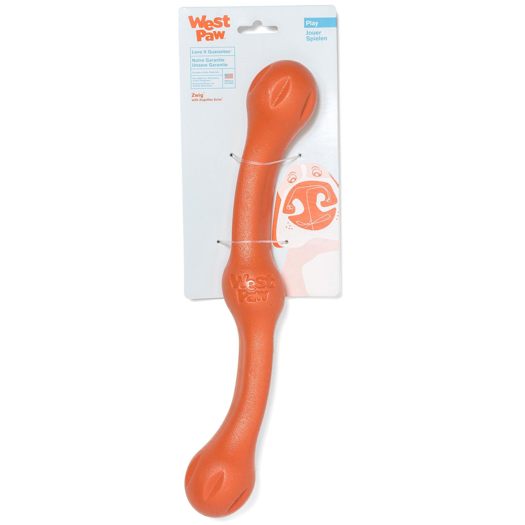 

Игрушка для собак West Paw Zogoflex Echo Zwig Melon (оранжевый) оранжевый