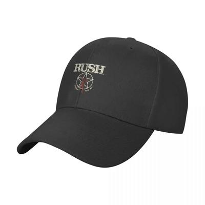 Rush American Tour 1977 Rock Music Baseball Cap Sunhat F Hood Western Hat Golf Wear Men Womens