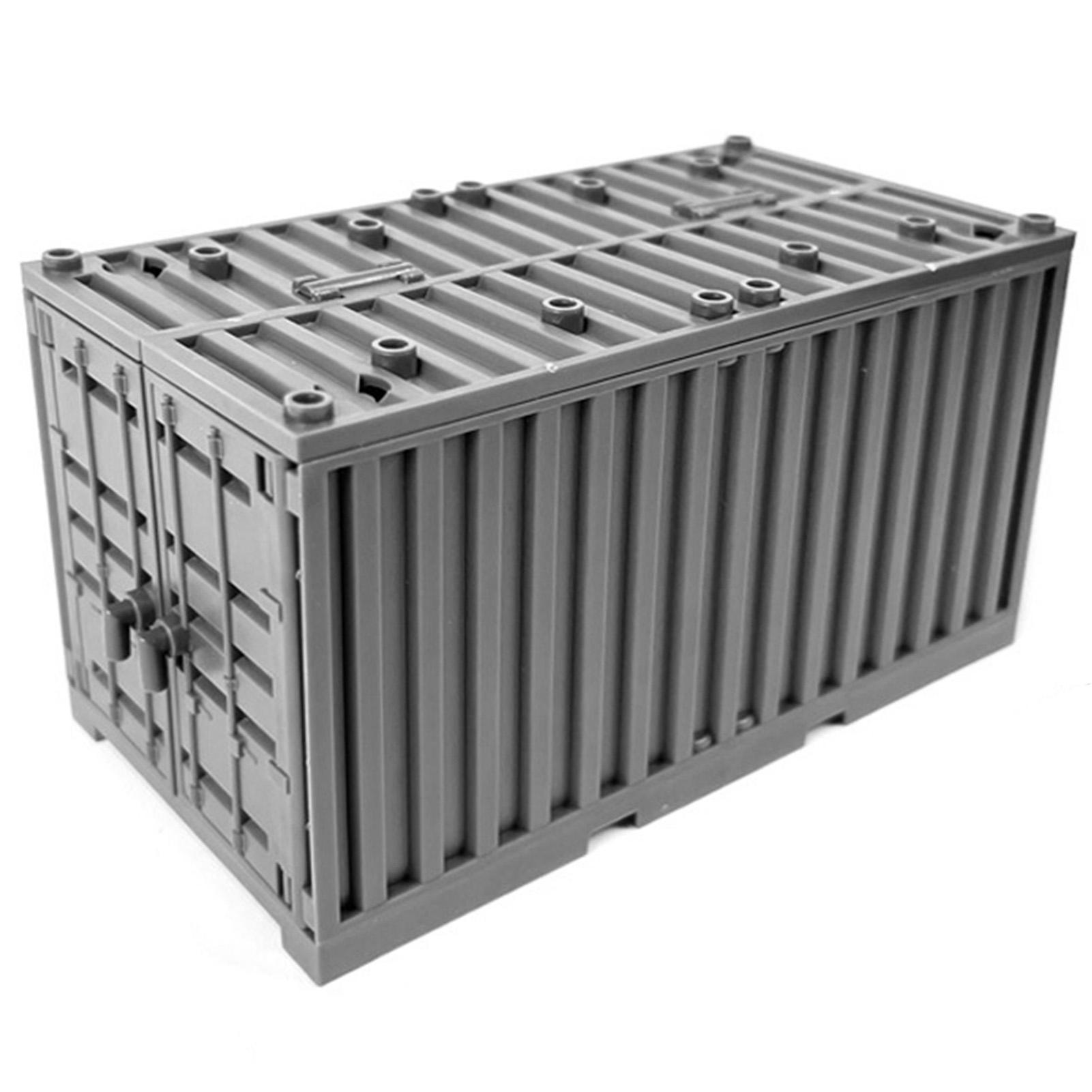 

Транспортный контейнер кирпич игрушка образовательный ящик для хранения транспортный контейнер строительные блоки игрушка черный серый