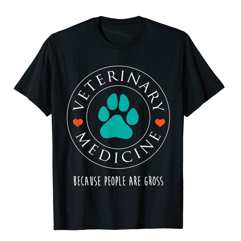Veterinary Medicine People Are Gross Funny Vet Gift TShirt Unisexs Funny High Street Tops Shirt Cotton T Shirts Fashionable