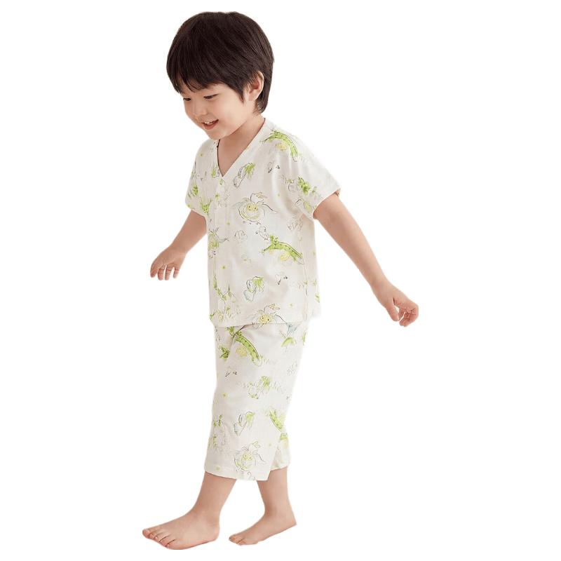 

ASK JUNIOR Kids Summer Short Sleeve Pajama Set 100