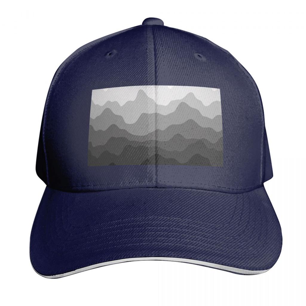 Grey mountains Baseball Cap Beach Bag Horse Hat Luxury Unisex Hat hard hat Womens Hats For The Sun Unisexs