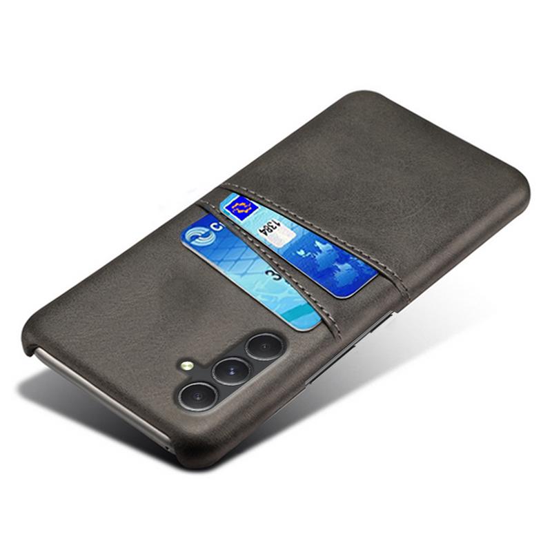 Pour Samsung Galaxy A35 5G Coque de Téléphone Cuir+PC Housse Antichoc avec Double Fente pour Cartes