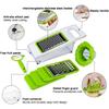 Vegetable Potato Cutter Chopper,  Julienne Slices  Fruits and Vegetables Chopper, Food Container, Safety Food Holder, 5 Interchangeable Sharp Blades