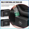 1Pcs Portable Hanging Mini Car Trash Can Wastebasket Trash Can with Lid For Opel crosa d astra h insignia astra j zafira b mokkaastra vivaro astra g