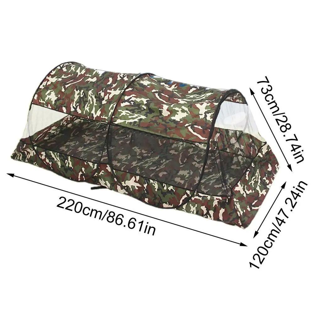 Faltbares Camo Camping Moskitonetz Zelt Netz Zelt mit Boden Outdoor Moskitonetz Doppel Einzel Tragbares Moskitonetz Outdoor