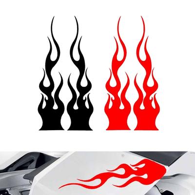 DIY Plamen Vinylová Nálepka Vodotěsná Pro Auto Motocykl Náhradní Díl