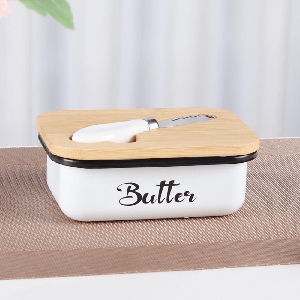 Con Spatola Scatola per Burro Contenitore Ermetico per Conservare il Burro Gadget da Cucina Piatto per Burro Pane