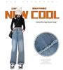 Autumn 2026 Girls' Straight Wide-Leg Jeans for Junior High Students - Stylish & Comfortable Kids' Pants