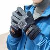 Men's Winter Warm Outdoor Cycling Gloves Plus Velvet Non Slip Motorcycle Gloves Thickened Finger Wear Resistant Gloves