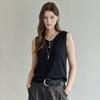 MAXZA V Neck Button sleeVeless Knit Zf07qk001na