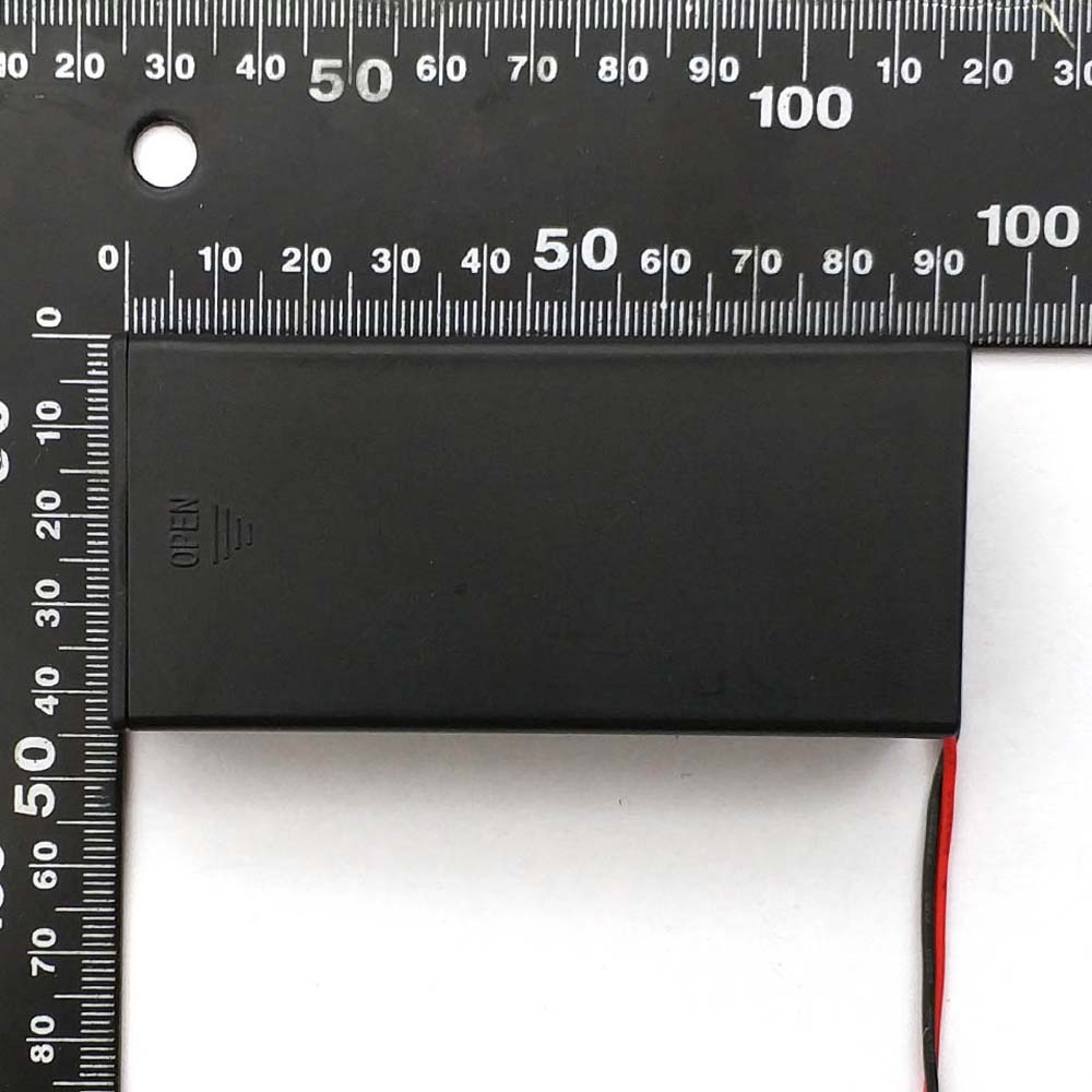 Container ABS ON/OFF Switch Storage Box Battery Storage Boxes Battery Holder 2 Slots Battery Box