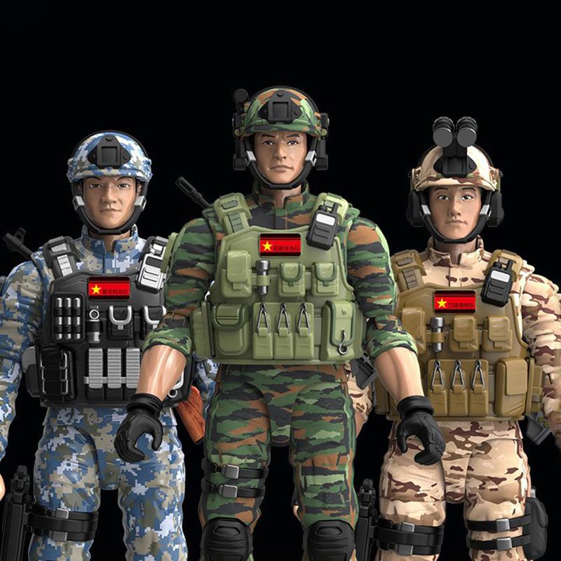 Special Forces Model Toy Soldiers With Removable Joints Action Figure Set Home Ornament Birthday Gift For Kids