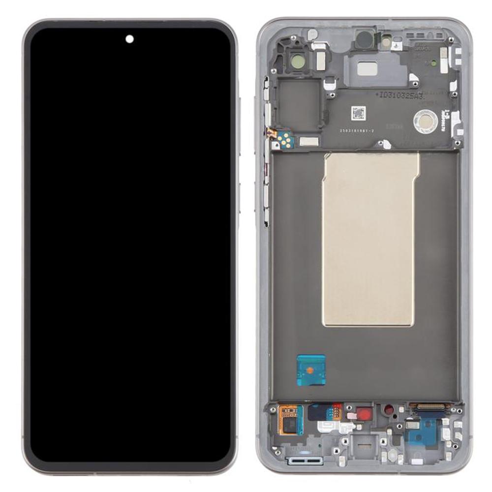For Samsung Galaxy A56 5G A566 OEM Grade S AMOLED Screen and Digitizer Assembly+Frame (Without Logo)