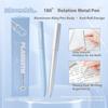 Planwith Rotating Metal Pen 0.5mm Aluminum Alloy Ballpoint Gel Pen 180° Anti-Roll Design Smooth Writing Office School Supplies