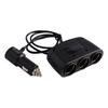 120W Dual USB Socket 3 In 1 Car Cigarette Lighter Splitter 12V 24V Fast Charger Plug Phone Power Adapter for iPhone GPS Dashcam