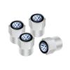 VEMZG1 2026 Hot For VW VOLKSWAGEN Car Tire Wheel Valve Caps Cover Suede Car Key Chain Ring Keychain For VW GTI Scirocco Polo T5 Passat