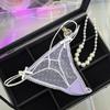 Temptation Thin Dots Transparent Sexy Women's Underwear Sweet Girl Bow Mesh Hollow Out Panties Cotton Crotch Cute Thongs