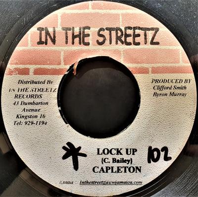 7inch Record CAPLETON - Lock Up NONE In The Streetz 2002 Jamaica Reggae, Ska & Dub Used
