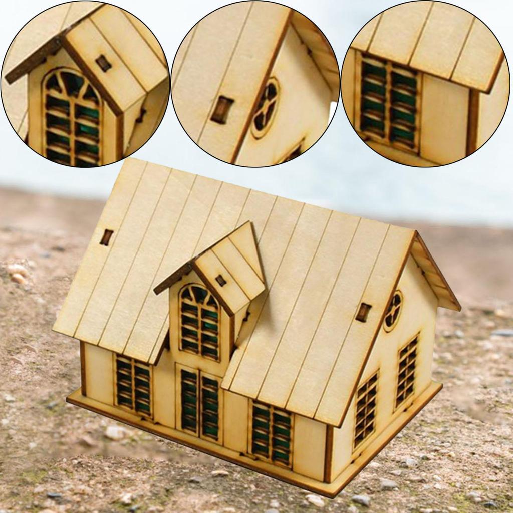 1/60 Miniature House Model Building Architecture Scene for Teens Adults Unique Gifts