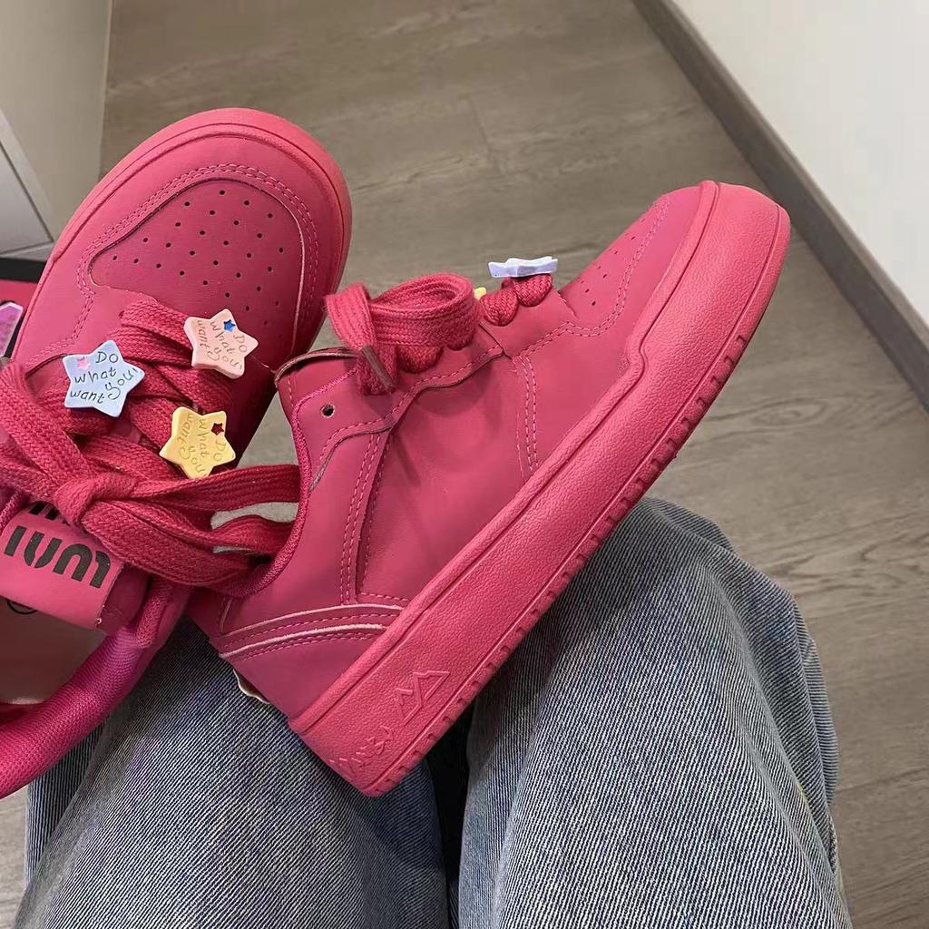 Enkelschoenen nieuwe platformzool casual veterschoenen dopamine schoenen damesschoenen college stijl lage schoenen verhoogde platformschoenen