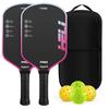 Green Frosted Carbon Fiber Pickleball Paddle