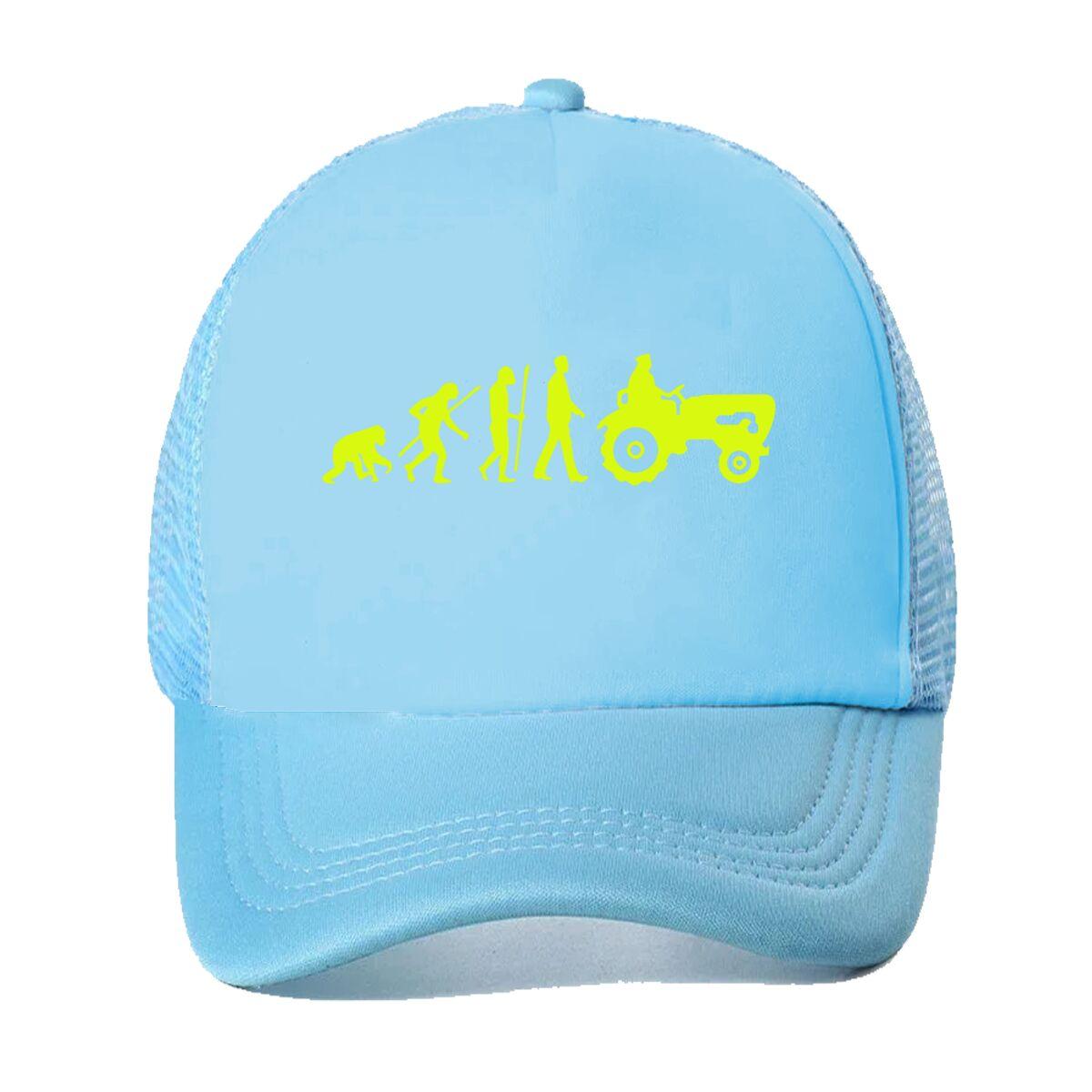 “Neon Evolution Retro, Pop Art Design” Mesh Baseball Cap One Size