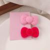 1 Pair Hair Clips Bowknot Heart Star Shape Hair Pins Velvet Material Cover Side Bangs Hairpins Hair Accessories