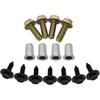 Steel Front Bumper Skid Plate Bolts Nutserts Rivet Nuts Compatible with Jeep Wrangler/with Jeep Gladiator, 6511076AA 6104414AA 6512587AA