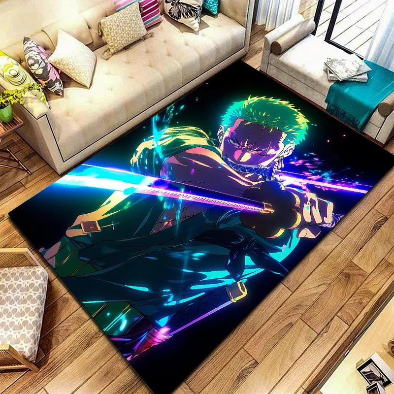 Roronoa Zoro Carpet Rug For Living Room Bedroom Home Sofa Decoration,kids Play Nonslip Floor Mat