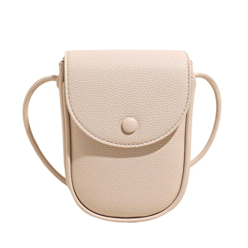 Fashion Korean version of dopamine color simple niche mobile phone bag women's casual versatile commuter foreign style messenger bag bag